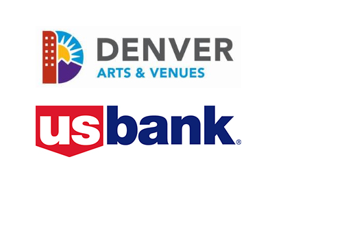 denver arts and venues and usbank logos